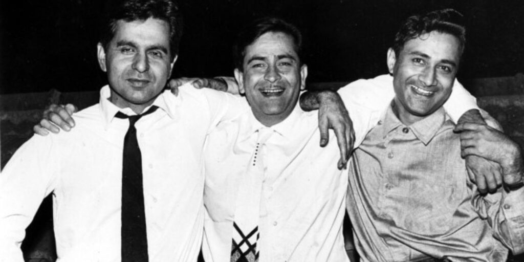 Dilip Kumar, Raj Kapoor and Dev Anand